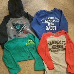 4 toddler shirts